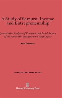 Front cover_A Study of Samurai Income and Entrepreneurship