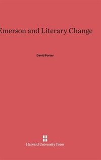 Front cover_Emerson and Literary Change