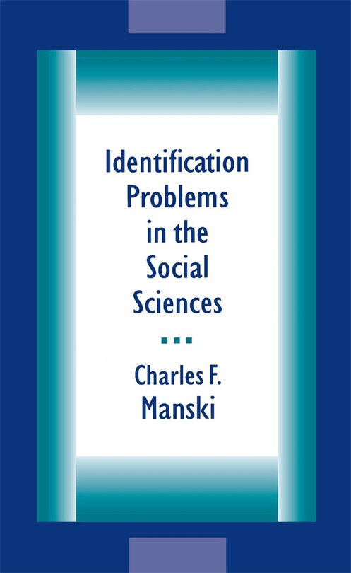 Couverture_Identification Problems in the Social Sciences