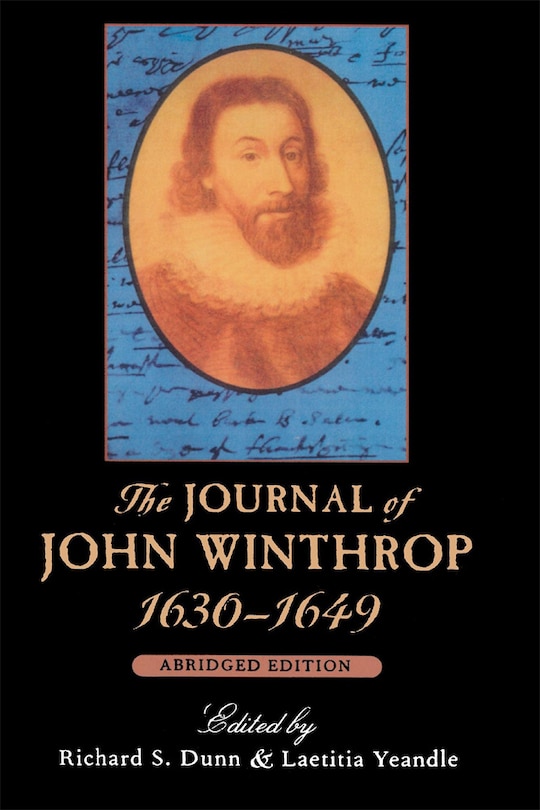 Front cover_Journal of John Winthrop, 1630-1649