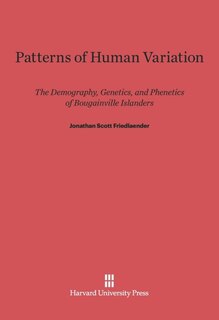 Front cover_Patterns of Human Variation