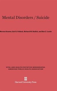 Front cover_Mental Disorders / Suicide