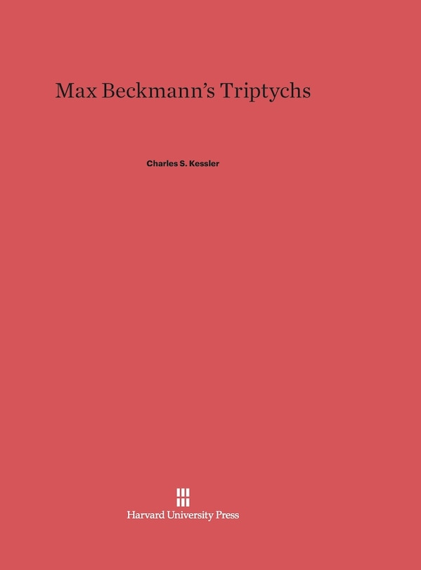 Couverture_Max Beckmann's Triptychs