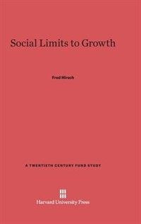 Front cover_Social Limits to Growth