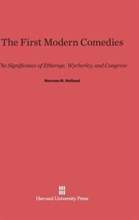 Front cover_The First Modern Comedies