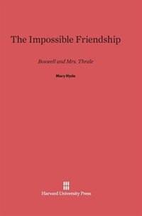 Front cover_The Impossible Friendship