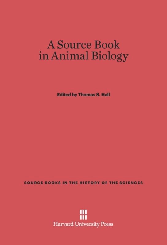 Front cover_A Source Book in Animal Biology