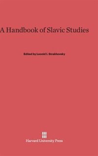 Front cover_A Handbook of Slavic Studies