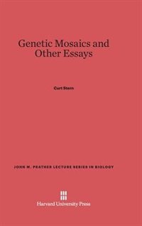 Couverture_Genetic Mosaics and Other Essays