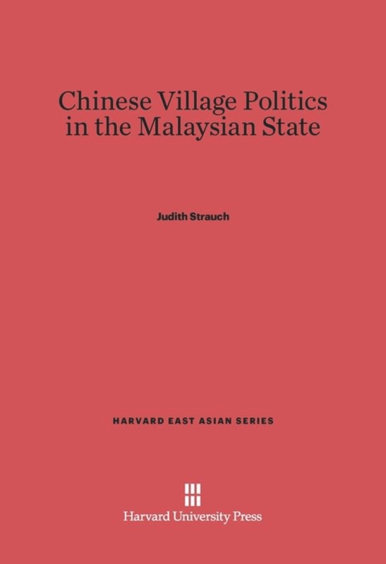 Couverture_Chinese Village Politics in the Malaysian State