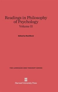 Front cover_Readings in Philosophy of Psychology, Volume II