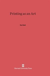 Front cover_Printing as an Art