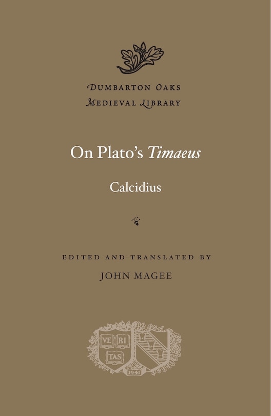 Front cover_On Plato's Timaeus