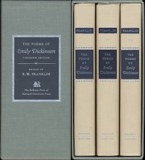 The Poems of Emily Dickinson: Variorum Edition