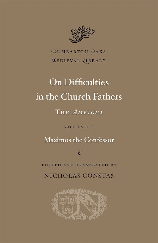 Couverture_On Difficulties in the Church Fathers: The Ambigua