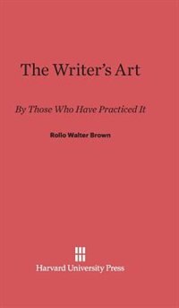 Front cover_The Writer's Art