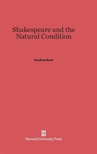 Front cover_Shakespeare and the Natural Condition