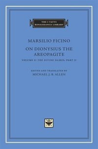 On Dionysius the Areopagite