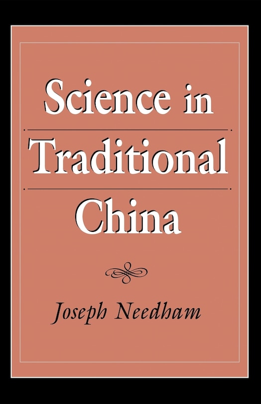 Front cover_Science In Traditional China