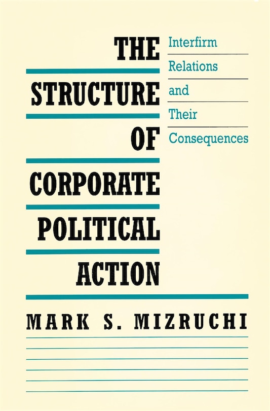 Couverture_Structure of Corporate Political Action