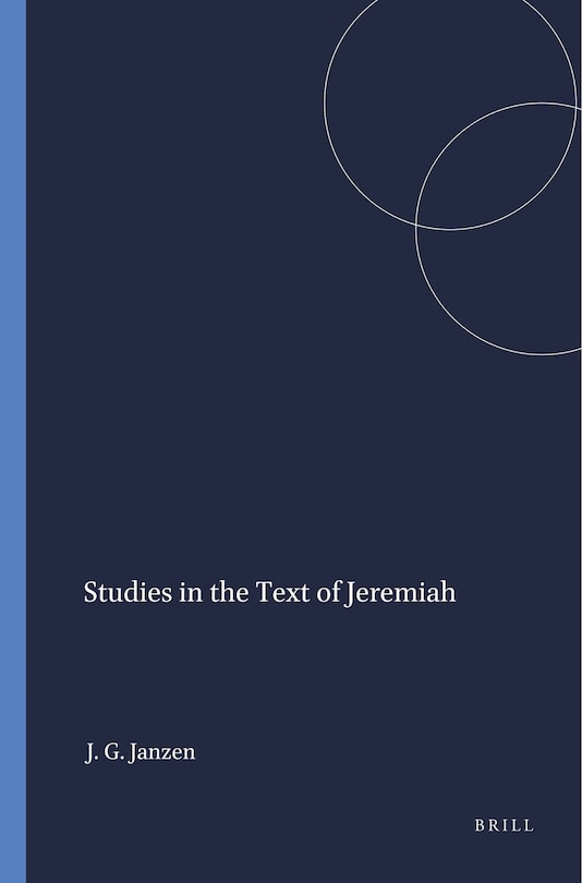 Front cover_Studies in the Text of Jeremiah
