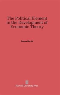 Couverture_The Political Element in the Development of Economic Theory