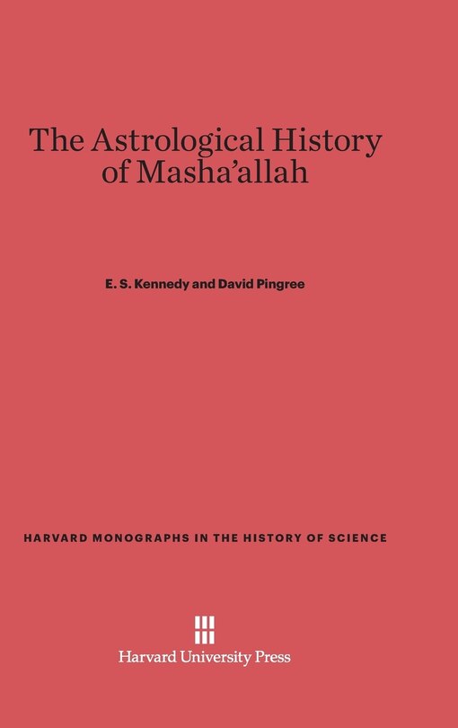 Front cover_The Astrological History of Masha'allah