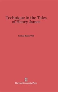 Front cover_Technique in the Tales of Henry James