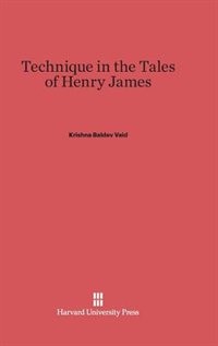 Front cover_Technique in the Tales of Henry James