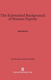 Front cover_The Existential Background of Human Dignity