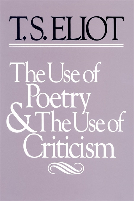 Couverture_Use of Poetry and Use of Criticism