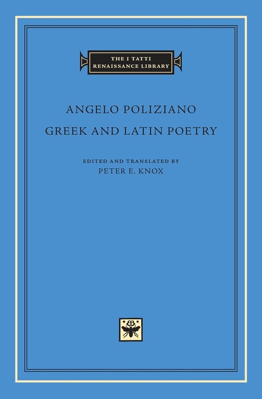 Couverture_Greek And Latin Poetry