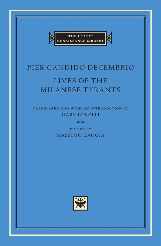 Front cover_Lives Of The Milanese Tyrants