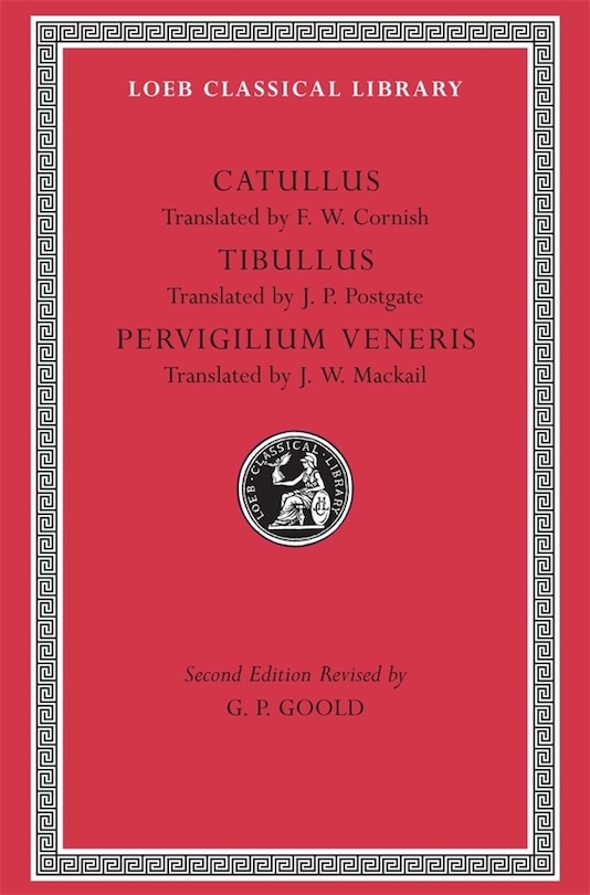 Front cover_Catullus. Tibullus. Pervigilium Veneris