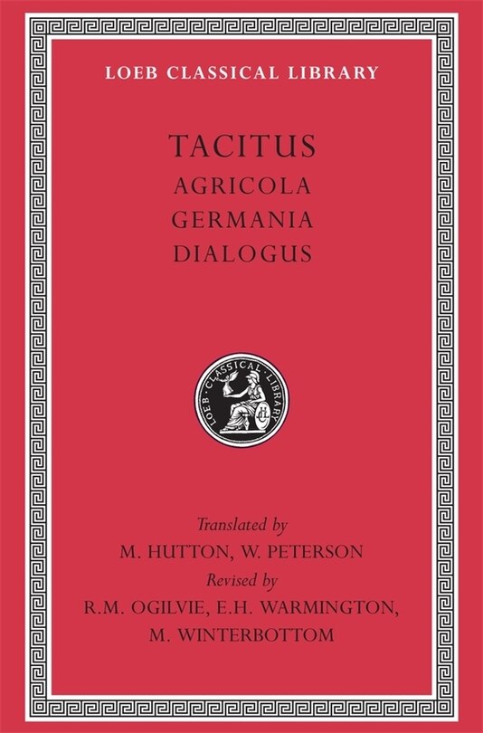 Front cover_Agricola. Germania. Dialogus