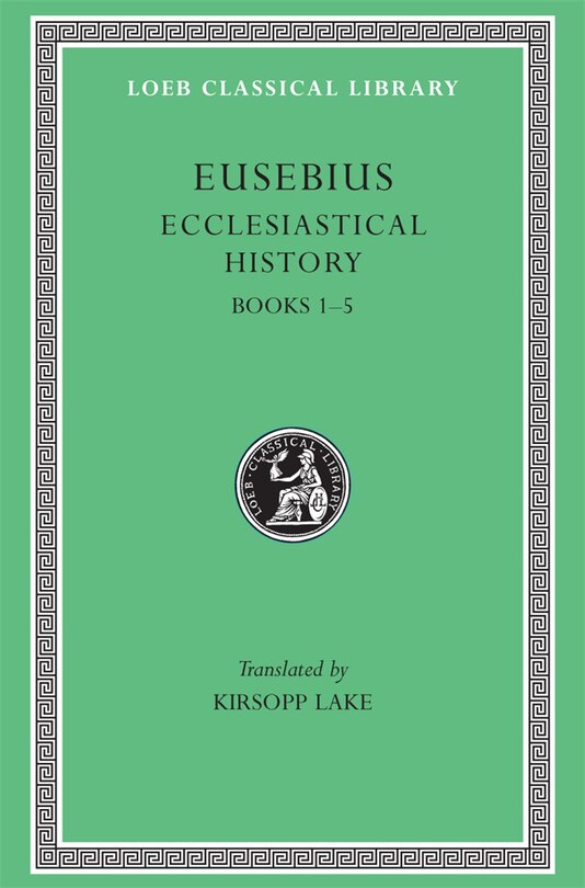 Front cover_Ecclesiastical History, Volume I