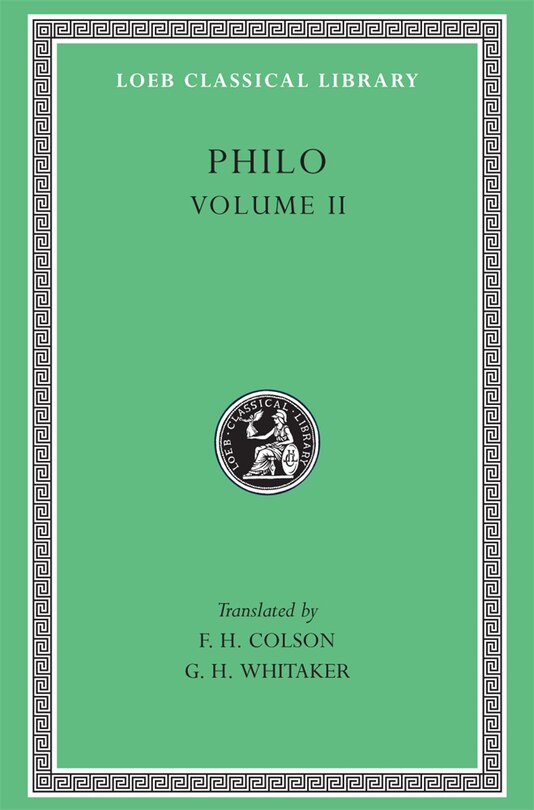 Front cover_Philo, Volume II