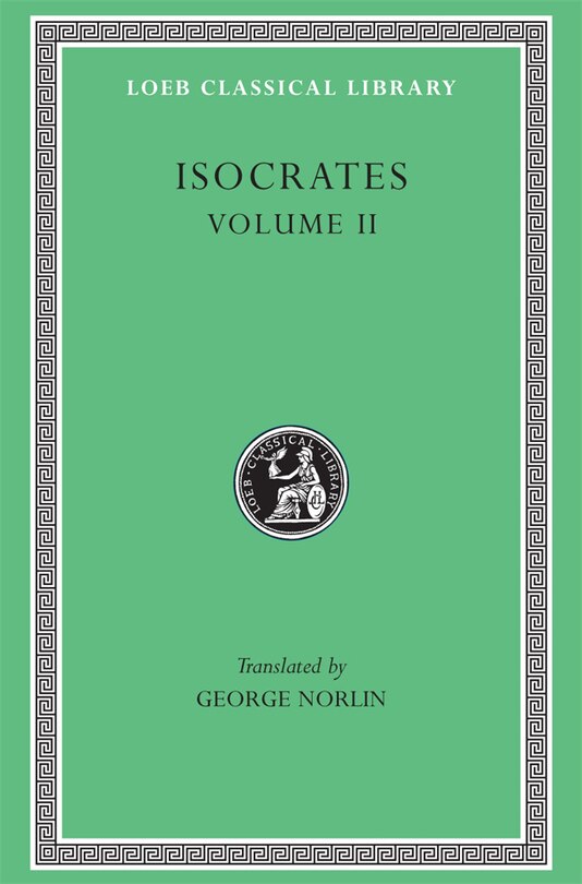 Front cover_Isocrates, Volume II