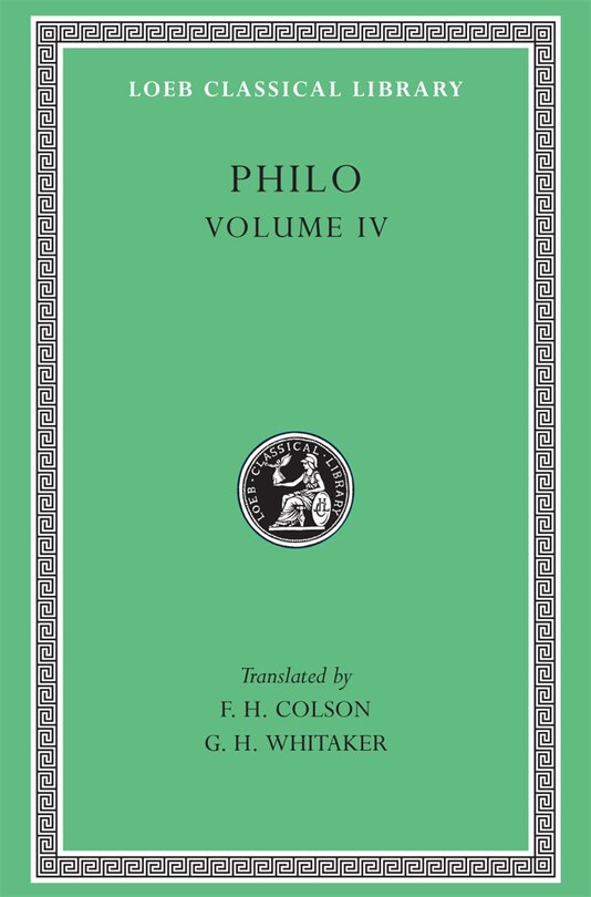Front cover_Philo, Volume IV