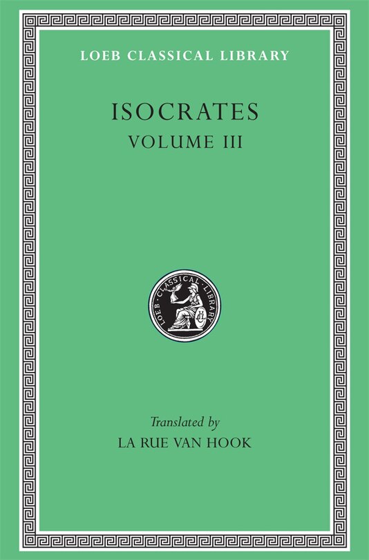 Front cover_Isocrates, Volume III