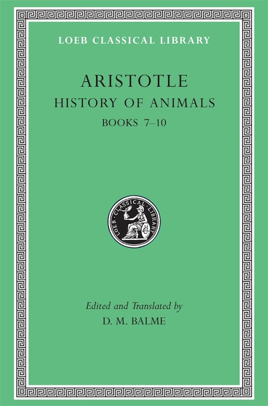 Front cover_History of Animals, Volume III