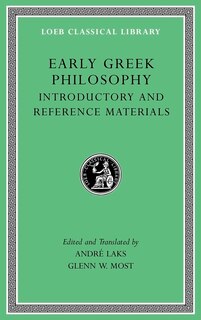 Front cover_Early Greek Philosophy, Volume I
