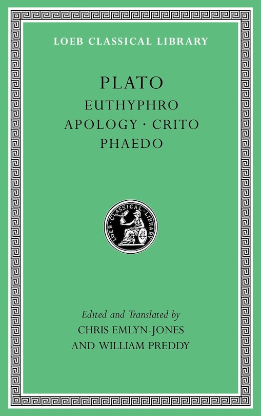 Front cover_Euthyphro. Apology. Crito. Phaedo