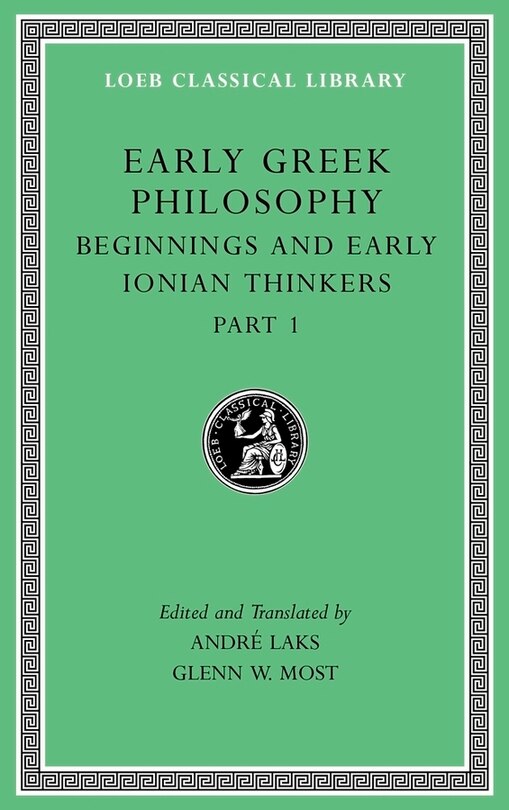 Couverture_Early Greek Philosophy