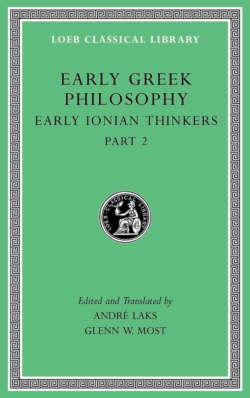 Front cover_Early Greek Philosophy