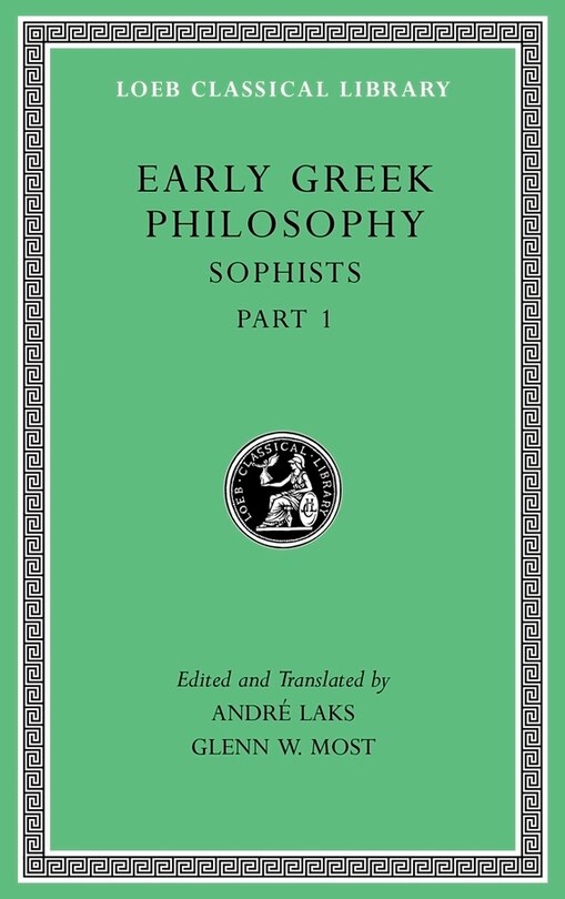 Front cover_Early Greek Philosophy, Volume VIII