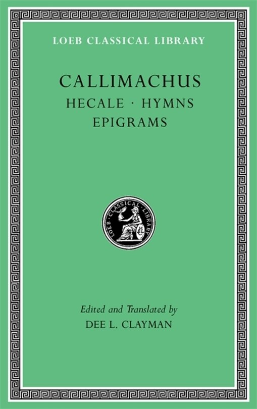Front cover_Hecale. Hymns. Epigrams