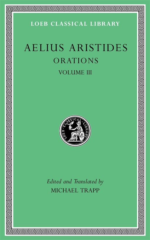 Front cover_Orations, Volume III