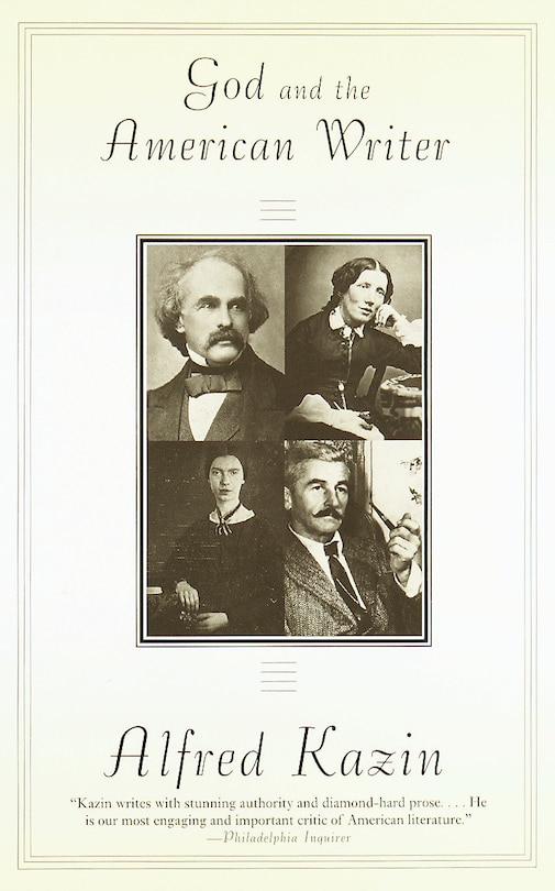 Front cover_God And The American Writer