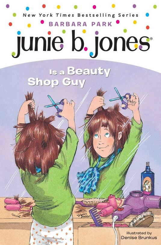 Front cover_Junie B. Jones #11: Junie B. Jones Is A Beauty Shop Guy